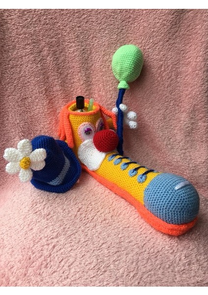 Palyaço Kalemlik Amigurumi Oyuncak fırsatları