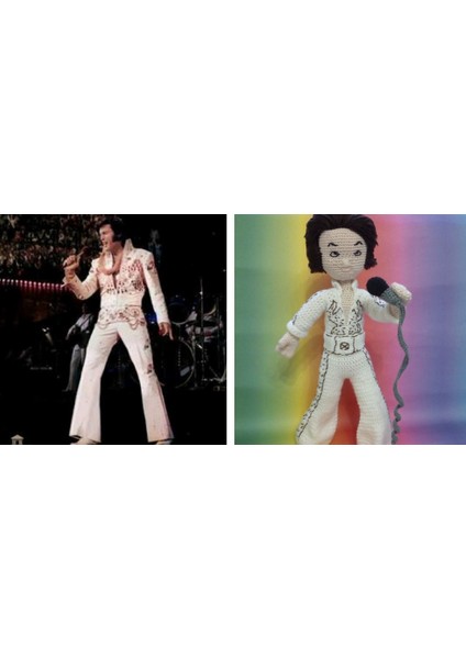 Elvis Presley Amigurumi Oyuncak modelleri