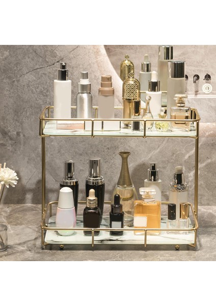 Demir Banyo Organizatör Tezgah Ekran Makyaj Tutucu Banyo Masası Siyah Beyaz Için (Yurt Dışından) fiyatları