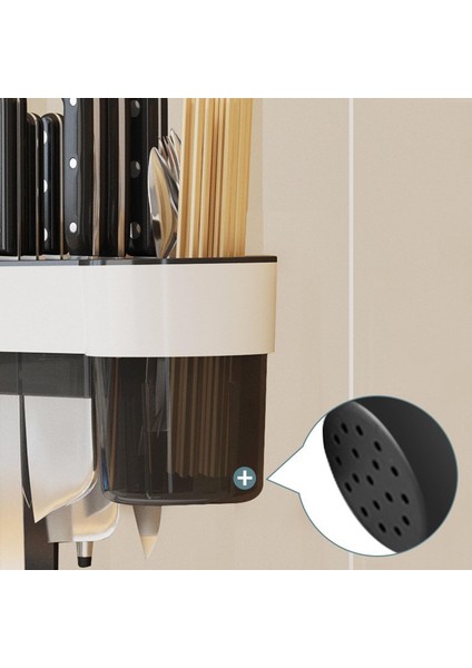 Çok Amaçlı Bıçak Raf Mutfak Eşyaları Kuruyan Raf Mutfak Bıçağı Dinlenme Ev Için Siyah (Yurt Dışından) indirimleri