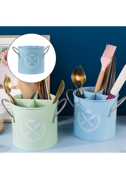 Ev Mavisi Için Galvanizli Demir Çubuk Çubuk Tutucu Organizatör Gereçleri Sofra (Yurt Dışından) indirimleri