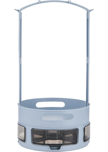 Turntable Kabine Organizatör Raf Tembel Susan Kabine Organizatör Banyo Mavi Braketi Için (Yurt Dışından)