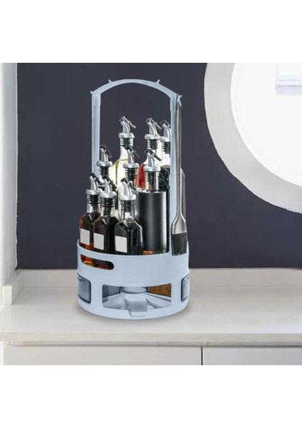 Turntable Kabine Organizatör Raf Tembel Susan Kabine Organizatör Banyo Mavi Braketi Için (Yurt Dışından) fırsatları