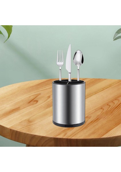Silp Yuvarlak 3 Yuvası Için Spatula Çatallık Tutucu Eşyaları Caddy Sofra Takımı Organizatör Bölücü (Yurt Dışından) indirimleri