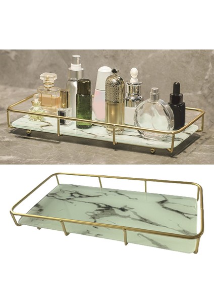 Tek Katman Depolama Tepsi Organizatör Saklama Kutusu Doku Dresser Ruj Siyah Çizgili (Yurt Dışından) modelleri