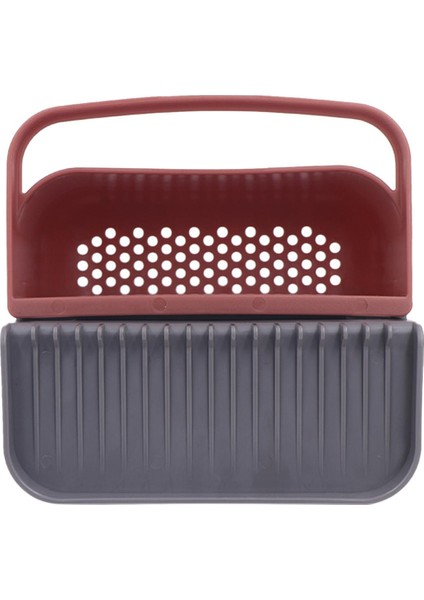 Lavabo Süzgeci Kevgir Drenaj Depolama Raf Filtresi Raf Tutucu Drenaj Delik Kırmızı Kahverengi (Yurt Dışından) indirimleri