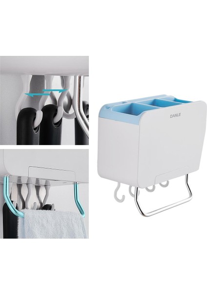 Duvar Montaj Çubuklarını Raf Gereçleri Caddy Silverware Depolama Raf Mutfak Mavi Için (Yurt Dışından) indirimleri