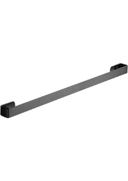 Duvara Monte Tuvalet Havlu Askısı Organizatör Banyo Donanım Seti Otel Bar Siyah 30 cm (Yurt Dışından)