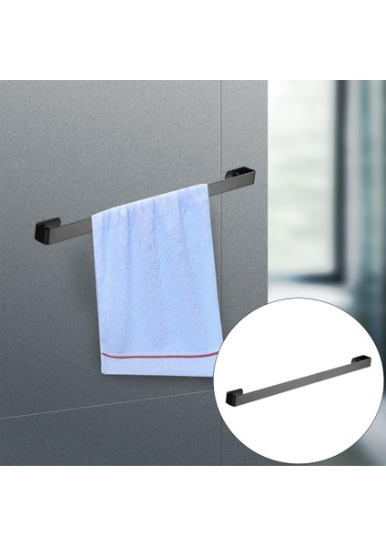 Duvara Monte Tuvalet Havlu Askısı Organizatör Banyo Donanım Seti Otel Bar Siyah 30 cm (Yurt Dışından) fiyatları