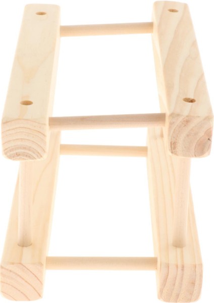 Ahşap Şarap Şişesi Tutucu Şarap Şişesi Depolama Raf Mutfak Örgütü Için 1 Şişe 2 Katmanlar (Yurt Dışından)