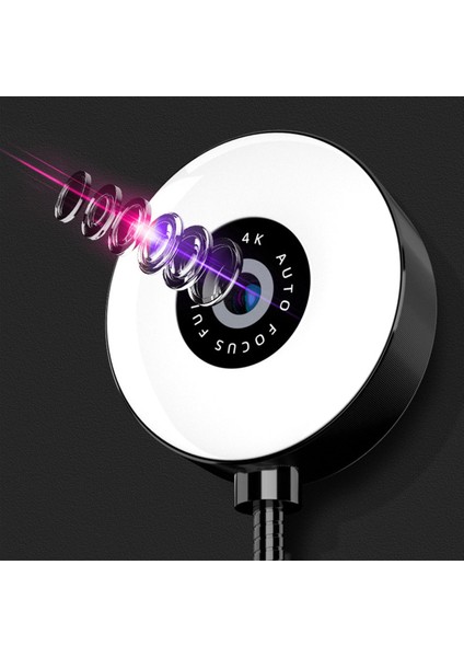 Webcam 4 K 4K Lens Grubu Mikrofonlu USB Web Kamerası Web Yayını Youtube 720P Için