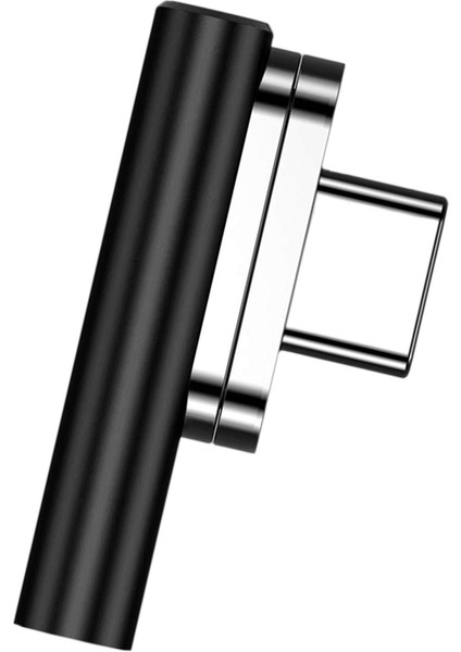 Manyetik USB C Adaptörü Pd 100 W Hızlı Şarj MacBook Pro / Air Laptop Siyah Dirsek Için