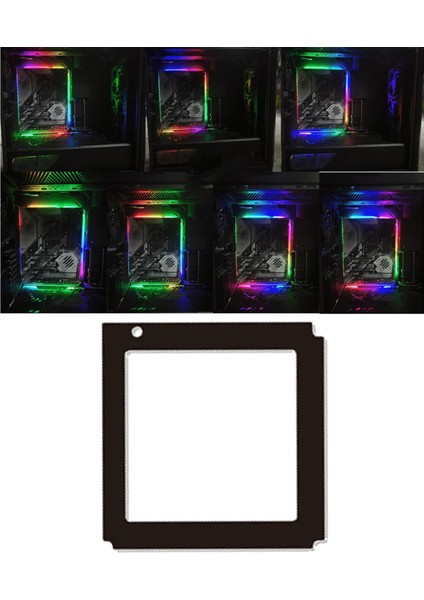 163X167MM Rgb Arka Plakası 5 V 3 Pin Atx Anakart Aksesuarları Için Premium Küçük fiyatları
