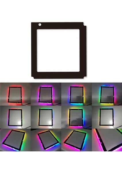 163X167MM Rgb Arka Plakası 5 V 3 Pin Atx Anakart Aksesuarları Için Premium Küçük fırsatları