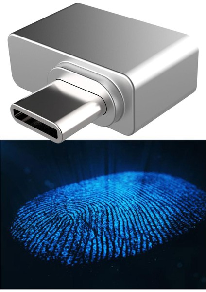 USB Parmak Izi Okuyucu Tarayıcı Biyometrik 360 ° Windows 7/10 / 11HELLO Için Dokunma