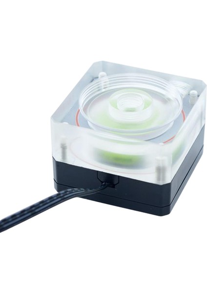 Cpu Su Soğutucu Pompa 500L / H Pwm Hız Kontrolü Sessiz Soğutma Sistemleri Pc Için