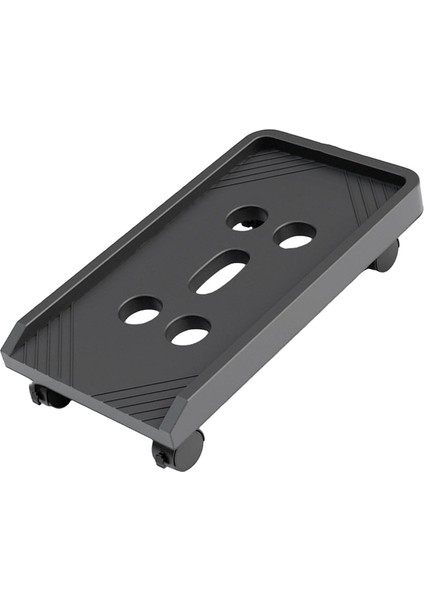 Pc Durumda Cpu Haddeleme Tutucu Standı Bilgisayar Ana Bilgisayar Masası Altında Evrenselwheel Siyah