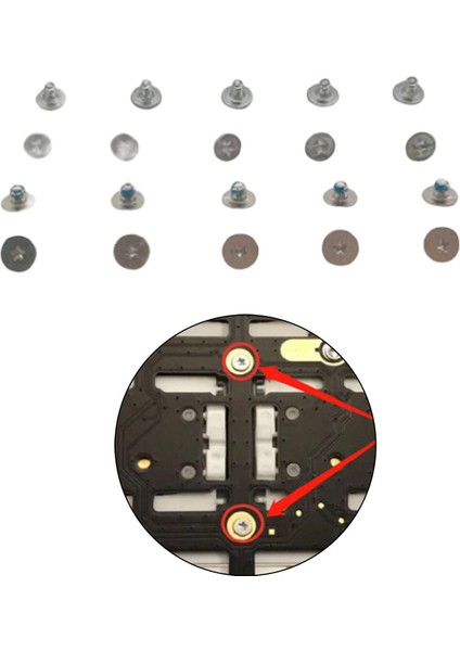 MacBook A1990 A2159 A1706 A1708 Için 20X Klavye Vida Seti Aksesuarları