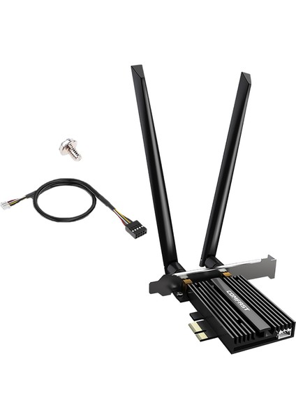 Pcıe Ağ Kartı 2.4 Ghz 5ghz 6 Ghz Masaüstü Bilgisayarlar Için Soğutucu Teknolojisi