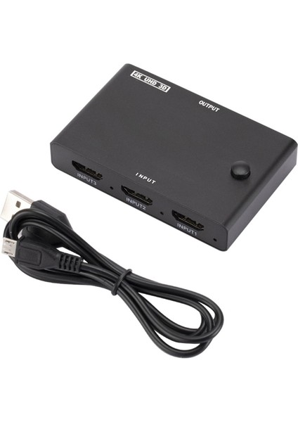 3 In 1 Out HDMI Anahtarı 4K 2k 3-Port Switcher Pc Fire Stick Ticaret Gösterisi