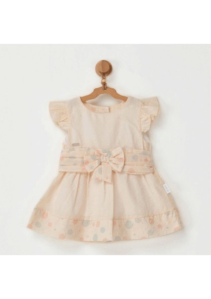 Elbise Pompom Vanilla Cream Ekru