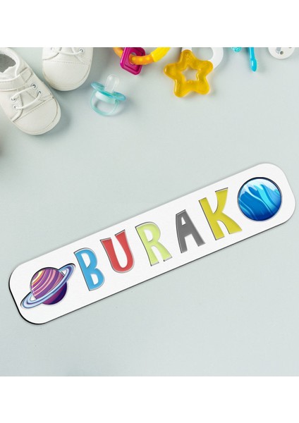 Toys Çocuklara Özel Isimli Ahşap Eğitici Yapboz Puzzle-7