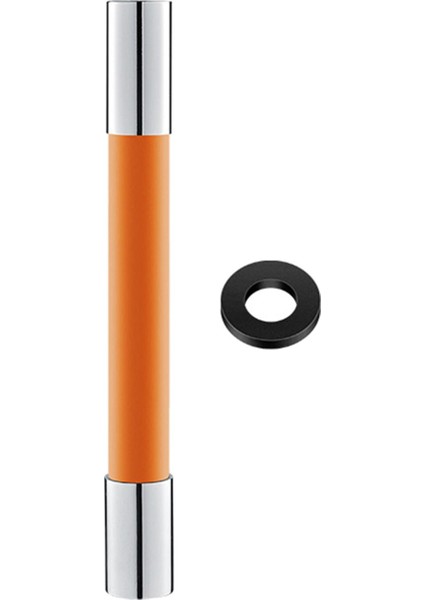 360 ° Mutfak Lavabo Dokunun Genişletici Uzatma Tüpü Lavabo Hortumu Aksesuarları 30 cm Turuncu (Yurt Dışından)