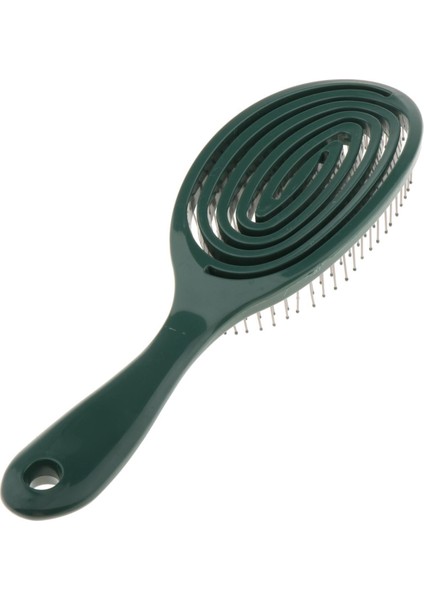 Detangler Tarak Saç Fırçası Styling Tarak Kafa Derisi Masaj Saç Bakımı Yeşil Baoblaze