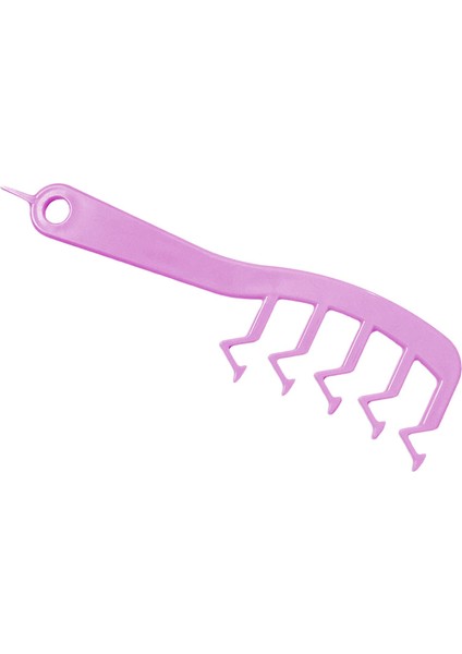 Plastik Saç Dikiş Tarak Z-Şekilli Yarık Kapak Kıvırcık Saç Geniş Saç Yeşil Dikişler(Yurt Dışından)