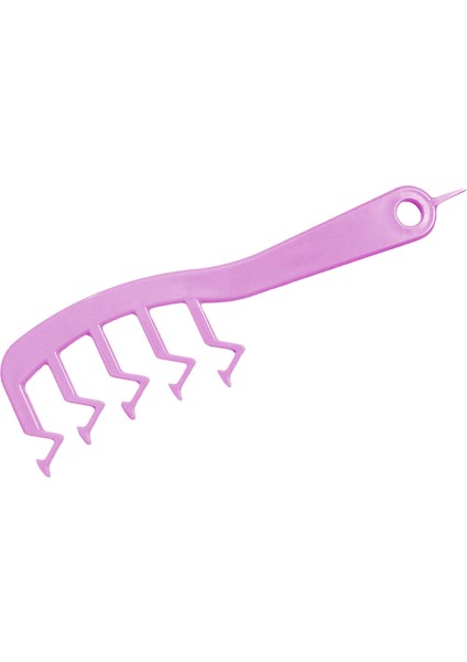 Plastik Saç Dikiş Tarak Z-Şekilli Yarık Kapak Kıvırcık Saç Geniş Saç Yeşil Dikişler(Yurt Dışından)