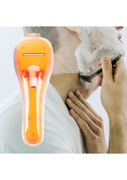 Manuel Jilet Durumda Erkekler Koruyucu Razor Bıçakları Tutucu Banyo Mavi Organize Baoblaze(Yurt Dışından)