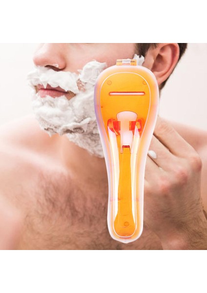 Manuel Jilet Durumda Erkekler Koruyucu Razor Bıçakları Tutucu Banyo Mavi Organize Baoblaze(Yurt Dışından)