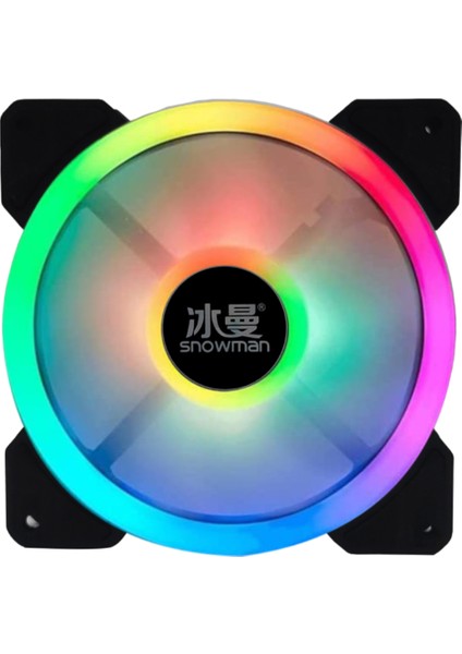 X120 Rgb Kasa Fanı 120MM x 4 Fan + Kontrolcü + Kumanda