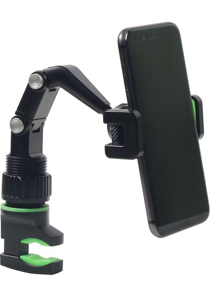 Gitar Telefon Tutucu Mikrofon Stand Gitar Dersleri ve Öğreticiler Siyah Yeşil( Yurt Dışından)