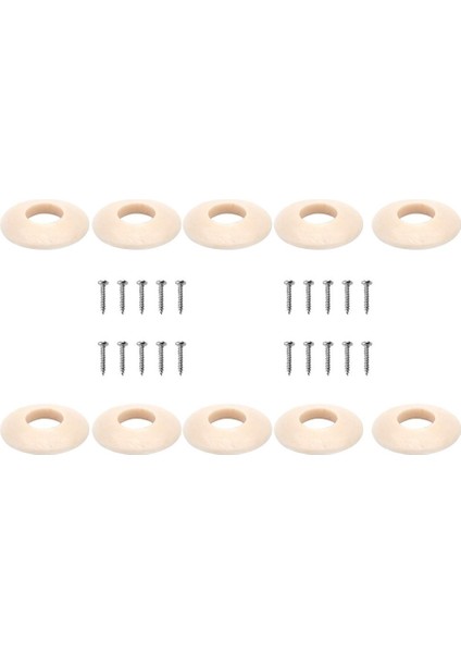 10 Adet Gitar Tuning Peg Makinesi Başkanı Düğmeleri Için Plastik Yıkayıcılar Renk Kremi( Yurt Dışından)