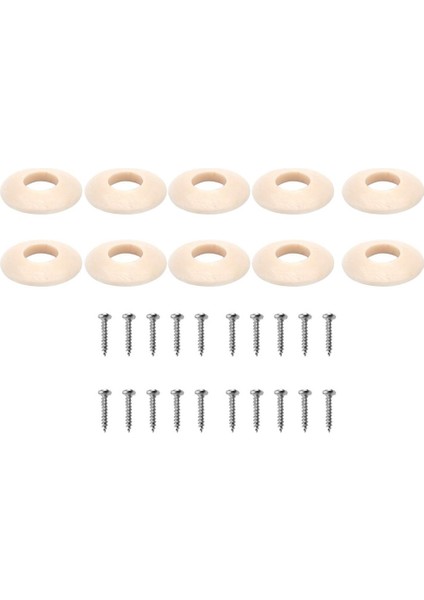 10 Adet Gitar Tuning Peg Makinesi Başkanı Düğmeleri Için Plastik Yıkayıcılar Renk Kremi( Yurt Dışından)