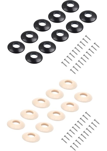 10 Adet Gitar Tuning Peg Makinesi Başkanı Düğmeleri Için Plastik Yıkayıcılar Renk Kremi( Yurt Dışından)