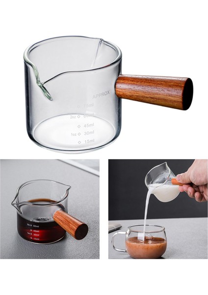 SunniMix Barista Soslu Süt Bar Mutfak Için Çift Borulu Ölçüm Kupası Dağıtıcı A (Yurt dışından) modelleri