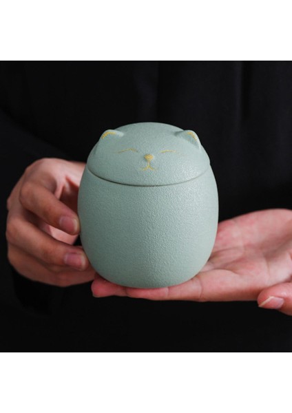 SunniMix Multiuse Çay Kutusu Gevşek Yaprak Çay Konteyner Tezgah Işık Yeşil Için Kapaklı (Yurt Dışından)