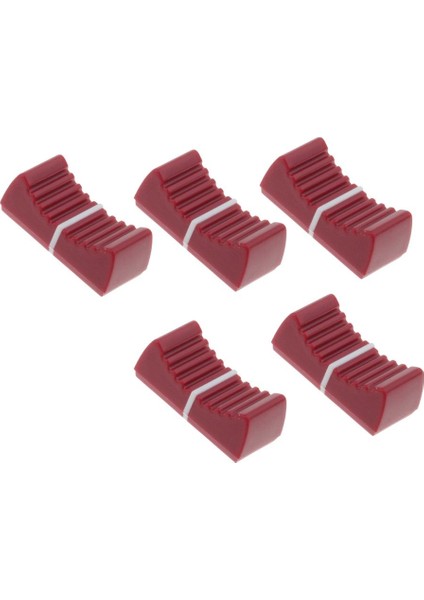 5 Adet 4mm Fader Topuzu Mikser Danışma Slider Potansiyometre Kontrol Kırmızı( Yurt Dışından)