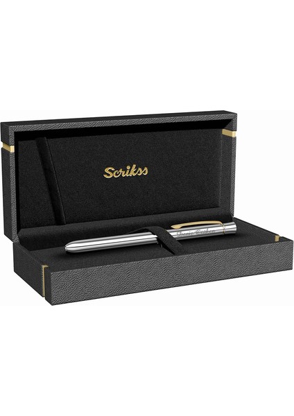 Isme Özel Scrikss Multifonksiyon Kalem 0.5mm Trio 93 Gold Krom