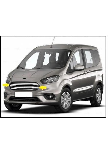 Ford Tourneo Courier Krom Ön Panjur 5 Prç. 2018 ve Üzeri P.çelik