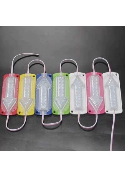 Sabit 12 Volt Ok Yönlü Modül Led Kırmızı (10 Adet)