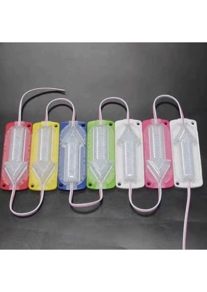 Hazar Led Sabit 12 Volt Ok Yönlü Modül Led Pembe (10 Adet)