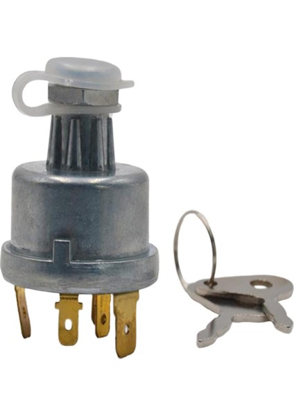Yeni 4 Pozisyon Kontak Anahtar Anahtarı W / Key Lucas 12/24 V 128SA Traktör (Yurt Dışından)