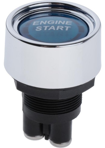Araba Yuvarlak Kontak Anahtarı Push Button Motor Başlat Mavi Kontrol Üniversal (Yurt Dışından)