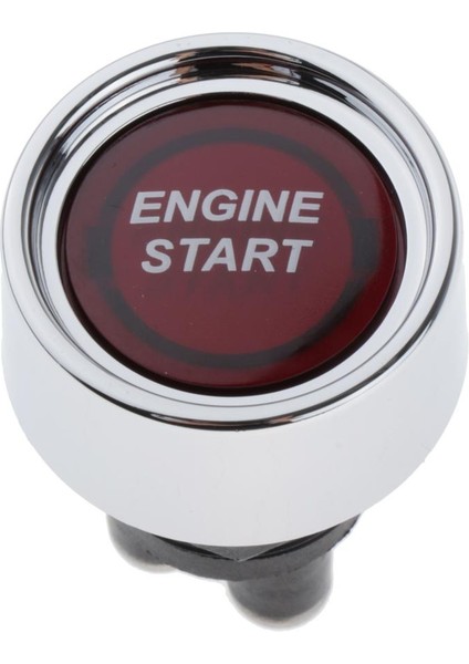 Evrensel 12 V Araba Motoru Başlat Düğme Anahtarı Ateşleme Marş Kitleri Kırmızı LED (Yurt Dışından) modelleri