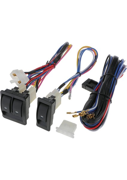 1 Takım Evrensel Araba Güç Penceresi 3 Adet Tutucu ve Tel Koşum ile Anahtarlar (Yurt Dışından) fiyatları