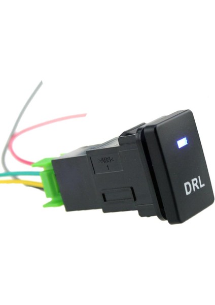 Mavi LED Drl Işık Push Button Anahtarı 12 V Toyota Land Cruiser Prado Rav4 Için (Yurt Dışından)