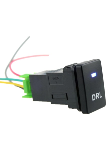 Mavi LED Drl Işık Push Button Anahtarı 12 V Toyota Land Cruiser Prado Rav4 Için (Yurt Dışından)